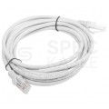 Patchcord UTP kat.5e kabel sieciowy LAN 2x RJ45 linka szary 3m LANBERG