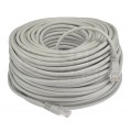 Patchcord UTP kat.5e kabel sieciowy LAN 2x RJ45 linka szary 40m