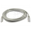 Patchcord UTP kat.5e kabel sieciowy LAN 2x RJ45 linka szary 5m securityNET