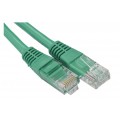 Patchcord UTP kat.5e kabel sieciowy LAN 2x RJ45 linka zielony 0,25m
