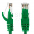 Patchcord UTP kat.5e kabel sieciowy LAN 2x RJ45 linka zielony 0,25m NEKU