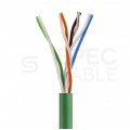 Patchcord UTP kat.5e kabel sieciowy LAN 2x RJ45 linka zielony 2m NEKU