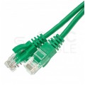 Patchcord UTP kat.5e kabel sieciowy LAN 2x RJ45 linka zielony 3m ATEL