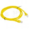 Patchcord UTP kat.5e kabel sieciowy LAN 2x RJ45 linka żółty 1,5m LANBERG
