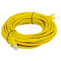 Patchcord UTP kat.5e kabel sieciowy LAN 2x RJ45 linka żółty 5m LANBERG