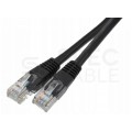 Patchcord UTP kat.6 kabel sieciowy LAN 2x RJ45 linka czarny 1,5m VALUE