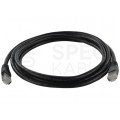 Patchcord UTP kat.6 kabel sieciowy LAN 2x RJ45 linka czarny 1,5m VALUE
