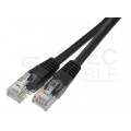 Patchcord UTP kat.6 kabel sieciowy LAN 2x RJ45 linka czarny 10m VALUE