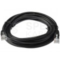 Patchcord UTP kat.6 kabel sieciowy LAN 2x RJ45 linka czarny 10m VALUE