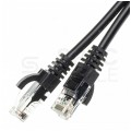Patchcord UTP kat.6 kabel sieciowy LAN 2x RJ45 linka czarny 15m ATEL
