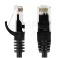 Patchcord UTP kat.6 kabel sieciowy LAN 2x RJ45 linka czarny 2m NEKU