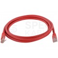 Patchcord UTP kat.6 kabel sieciowy LAN 2x RJ45 linka czerwony 1,5m VALUE