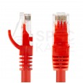 Patchcord UTP kat.6 kabel sieciowy LAN 2x RJ45 linka czerwony 5m NEKU