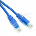 Patchcord UTP kat.6 kabel sieciowy LAN 2x RJ45 linka niebieski 0,5m ATEL
