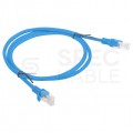 Patchcord UTP kat.6 kabel sieciowy LAN 2x RJ45 linka niebieski 1m LANBERG