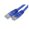 Patchcord UTP kat.6 kabel sieciowy LAN 2x RJ45 linka niebieski 7m