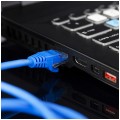 Patchcord UTP kat.6 kabel sieciowy LAN 2x RJ45 linka PVC niebieski 1m NEKU