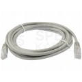 Patchcord UTP kat.6 kabel sieciowy LAN 2x RJ45 linka szary 0,25m