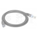 Patchcord UTP kat.6 kabel sieciowy LAN 2x RJ45 linka szary 0,25m Alantec