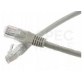 Patchcord UTP kat.6 kabel sieciowy LAN 2x RJ45 linka szary 0,25m