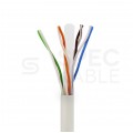 Patchcord UTP kat.6 kabel sieciowy LAN 2x RJ45 linka szary 15m NEKU