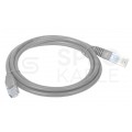 Patchcord UTP kat.6 kabel sieciowy LAN 2x RJ45 linka szary 1m Alantec