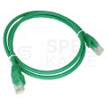 Patchcord UTP kat.6 kabel sieciowy LAN 2x RJ45 linka zielony 2m Alantec