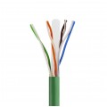 Patchcord UTP kat.6 kabel sieciowy LAN 2x RJ45 linka zielony 3m NEKU