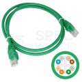 Patchcord UTP kat.6 kabel sieciowy LAN 2x RJ45 linka zielony 5m Alantec