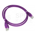 Patchcord UTP kat.6A kabel sieciowy LAN 2x RJ45 linka LSOH fioletowy 5m Alantec