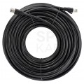 Patchcord zewnętrzny linka UTP kat.6 podwójna powłoka PVC+PE 30m czarny NEKU