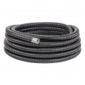 Peszel ochronny metalowy Anaconda Multitite roz.16 rura karbowana elastyczna FCC w powłoce PVC 1250N UV IP67 czarny 10m