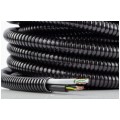 Peszel ochronny metalowy Anaconda Multitite roz.25 rura karbowana elastyczna FCE-PU-V0 w powłoce PUR LSOH 1250N UV IP67 czarny 25m