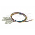 Pigtail światłowodowy FO MM SC/UPC 50/125 OM4 Semi Tight 0.9mm LSZH kolorowe 2m 12szt PFOT