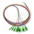 Pigtail światłowodowy FO SM LC/APC 9/125 G.657A1 Semi Tight 0.9mm LSZH kolorowe 2m 12szt PFOT
