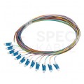 Pigtail światłowodowy FO SM LC/UPC 9/125 G.657A1 Semi Tight 0.9mm LSZH kolorowe 2m 12szt PFOT