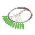 Pigtail światłowodowy FO SM SC/APC 9/125 G.657A1 Semi Tight 0.9mm LSZH kolorowe 2m 12szt PFOT