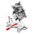 Piła, pilarka ukosowa / stołowa uniwersalna sieciowa 230V 1600W 2w1, tarcza 254x30mm w zestawie z akcesoriami GRAPHITE 59G801