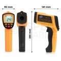 Pirometr GM1150 bezdotykowy termometr laserowy [-30 ÷ +1150°C] z regulacją emisyjności BENETECH