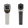 Pirometr GT750 bezdotykowy termometr laserowy [-50 ÷ +750°C] z regulacją emisyjności i kolorowym wyświetlaczem BENETECH