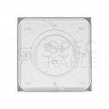Plafon kwadratowy natynkowy LED 18W 1800lm 3000K IP44 biały barwa WW biała ciepła V-TAC VT-8618W-SQ