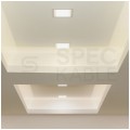 Plafon kwadratowy podtynkowy wpuszczany LED 6W 420lm 3000K IP20 biały barwa WW biała ciepła V-TAC VT-607SQ