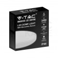 Plafon okrągły natynkowy LED 24W 2400lm 4000K IP44 biały barwa NW biała neutralna z mikrofalowym czujnikiem ruchu biały V-TAC VT-8624S-W-RD