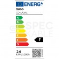 Plafon okrągły natynkowy / podtynkowy LED 8w1 12/18/24W 2700lm 3/4/6000K IP20 czarny XUDO