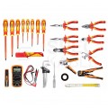 Plecak narzędziowy 20L 600D dla elektryka Zestaw narzędzi 1000V 31szt. NEO 01-313