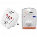 Podróżny adapter zasilania wtyk typu E / gniazdo uniwersalne EUROPA LTC