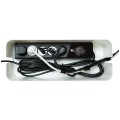 Pojemnik Organizer CABLE BOX biały na kable, listwy, ładowarki itp.