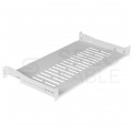 Półka regulowana do szafy RACK 19" 1U 250mm (350mm) szara NEKU