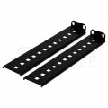 Półka regulowana do szafy RACK 19" 1U 450mm czarna Polska Szafa Rack