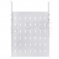 Półka regulowana do szafy RACK 19" 1U 550mm szara